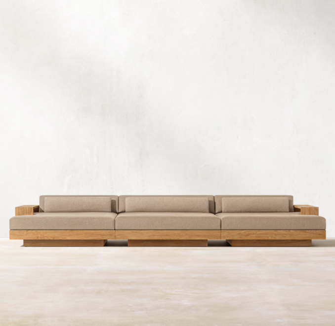 Cape Town Teak Modular Sofa Daybed
