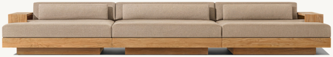Cape Town Teak Modular Sofa Daybed