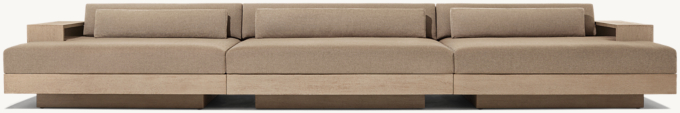 Cape Town Teak Modular Sofa Daybed