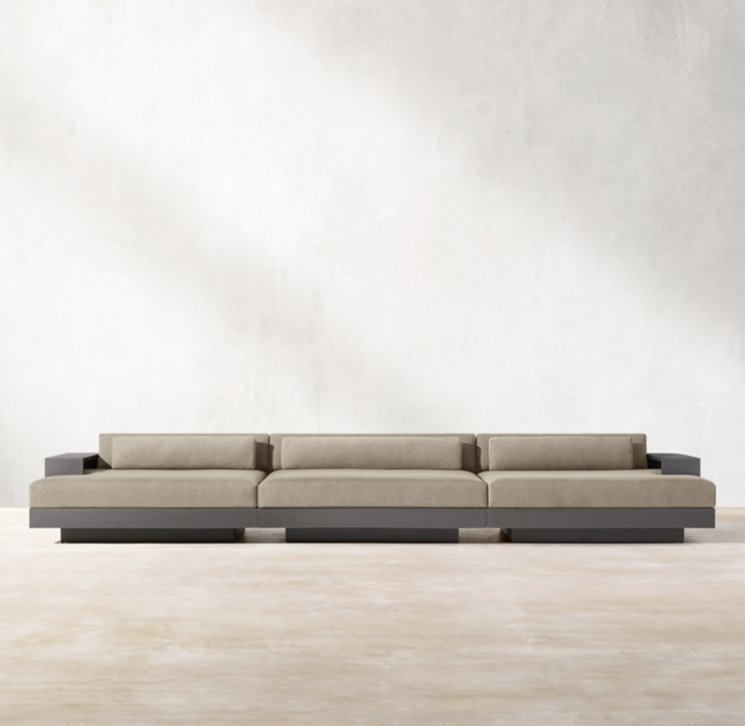 Cape Town Aluminum Modular Sofa Daybed