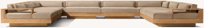 Cape Town Teak Customizable Modular Daybed