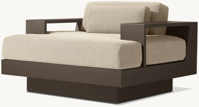 Cape Town Aluminum Lounge Chair 