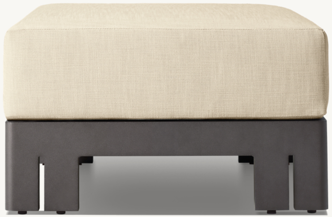 Matira Aluminum Ottoman 