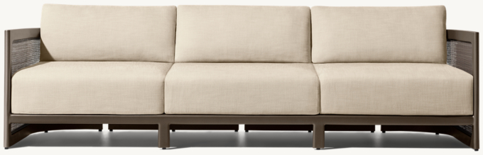 Trieste Aluminum Sofa 