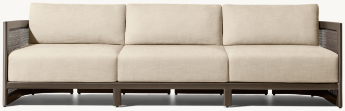 Trieste Aluminum Sofa