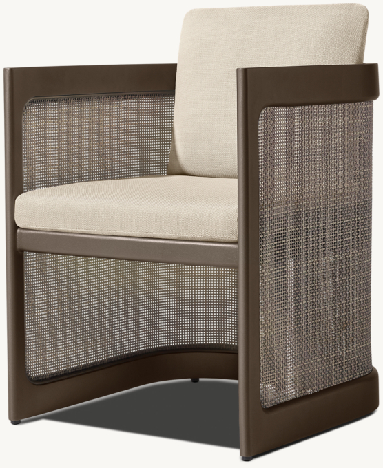 Trieste Aluminum Armchair 