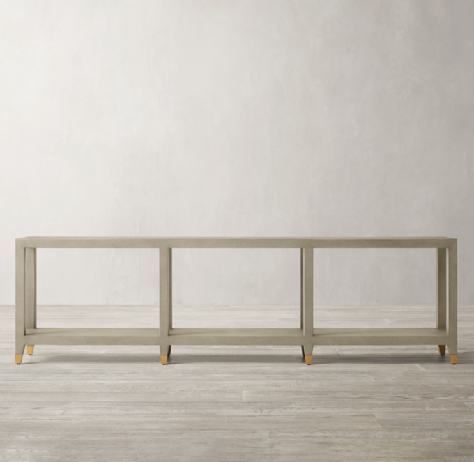 Graydon Shagreen Sofa Back Console Table