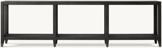 Front view of Graydon Shagreen Sofa Console Table 
