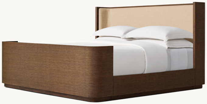 Corta Fabric Shelter Bed with Footboard