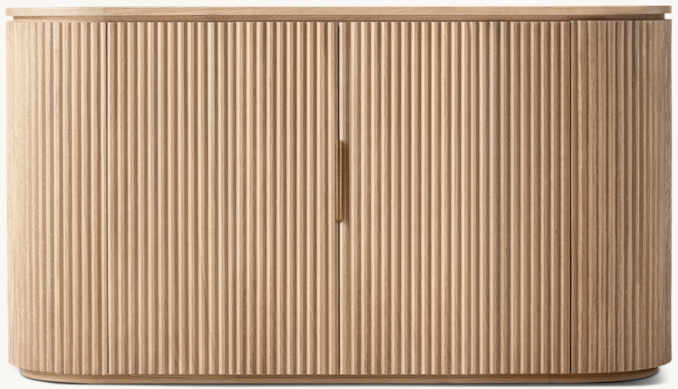 Front view of Byron Double-Door Sideboard 