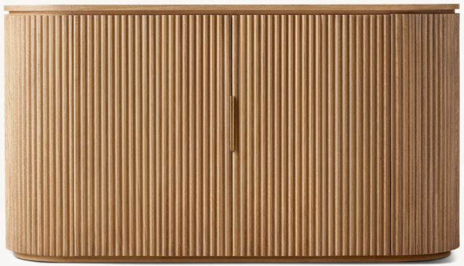 Front view of Byron Double-Door Sideboard 