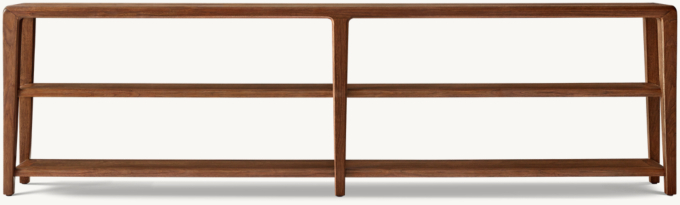 Gael Walnut Low Console Table