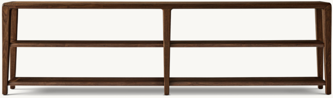Gael Walnut Low Console Table