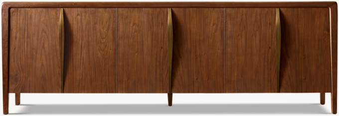 Gael Walnut 6-Door Sideboard | RH