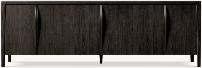 Front view of Gael Oak 6-Door Sideboard 