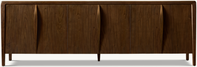 Gael Walnut 6-Door Sideboard