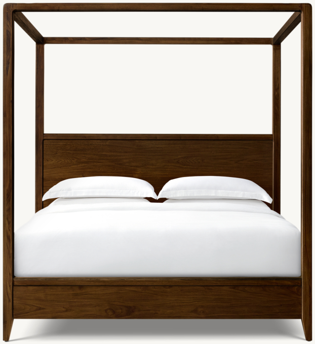 90&#34;H bed shown in Espresso Walnut.