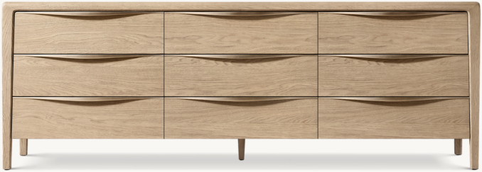 Gael Oak 9-Drawer Dresser