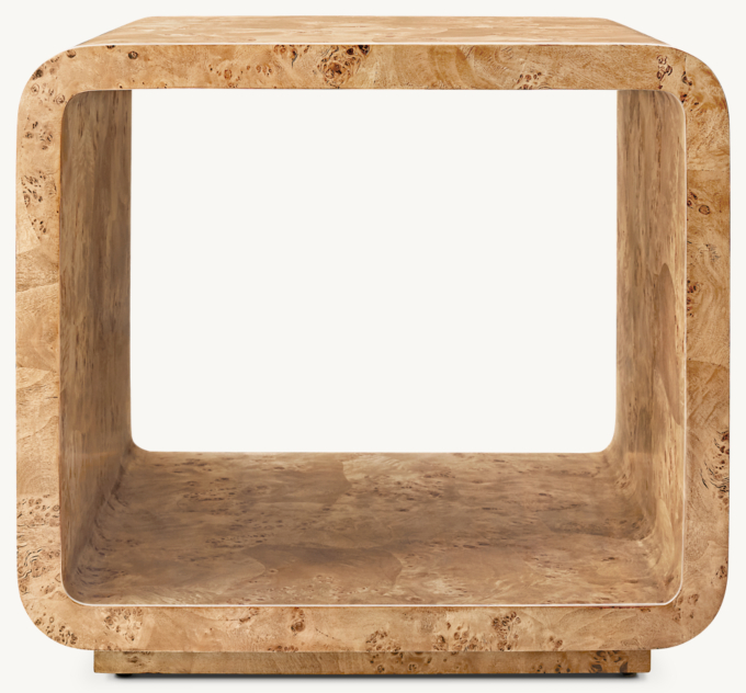 Belmont Burl Square Side Table