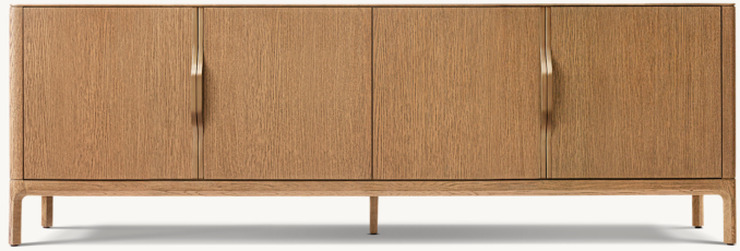 Shown in Natural Oak/Light Brass.