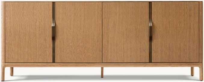 Front view of Padua 4-Door Sideboard 