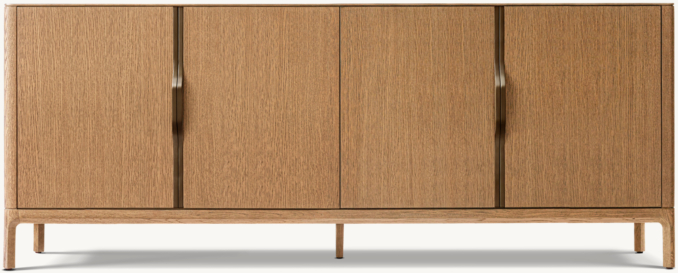 Front view of Padua 4-Door Sideboard 