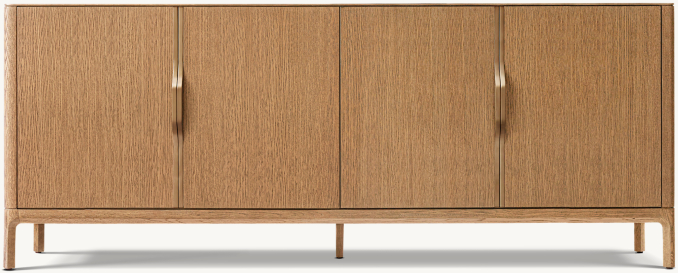 Front view of Padua 4-Door Sideboard 