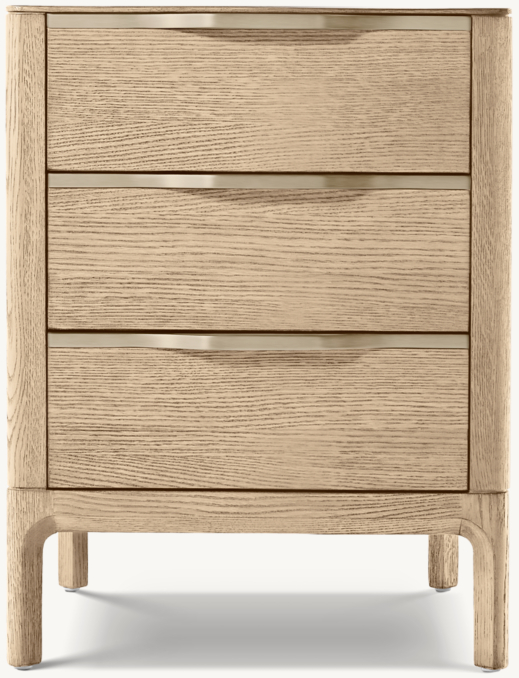 20" nightstand shown in Greige Oak/Champagne.