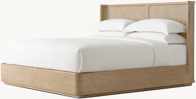 Shown in Greige Oak/Cane.