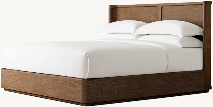 Three Quarter view of Trieste Shelter Bed 