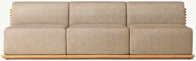 Trelica Teak Modular Sofa
