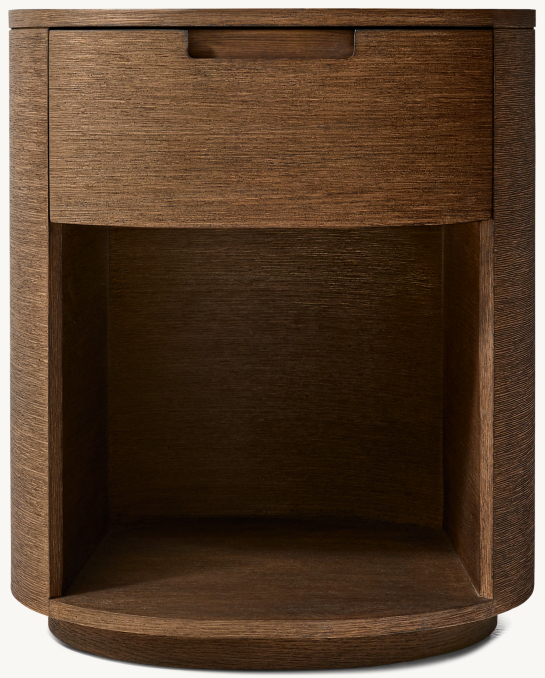 Front view of Corta Open Nightstand 