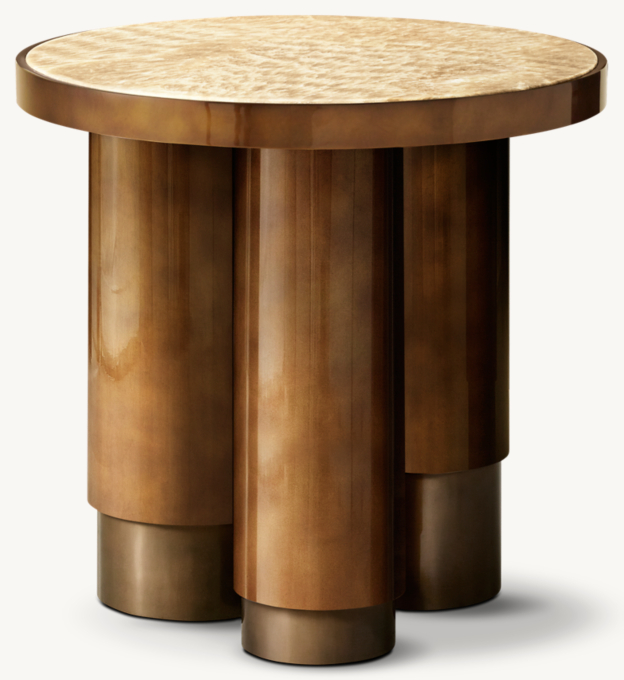 Onyx Tropez Round Side Table