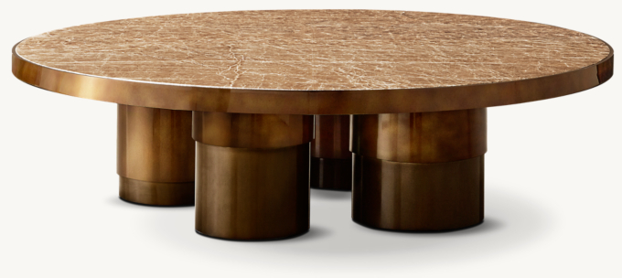 Onyx Tropez Round Coffee Table
