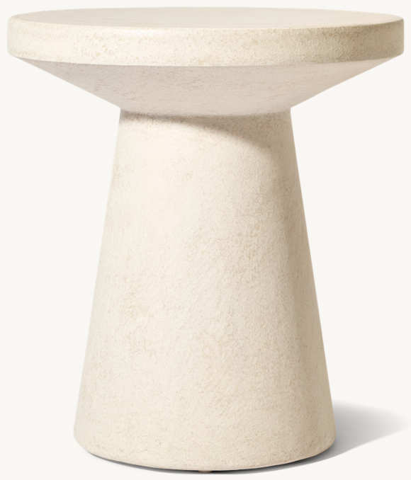 Terzo Round Tapered Side Table