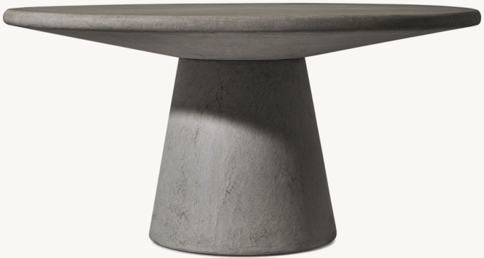 Terzo Round Tapered Dining Table