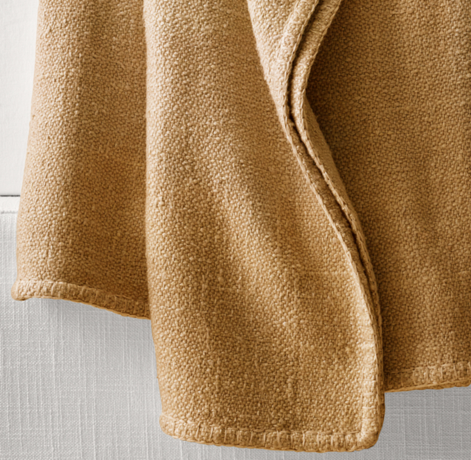 Nepalese Raw Silk & Merino Wool Throw