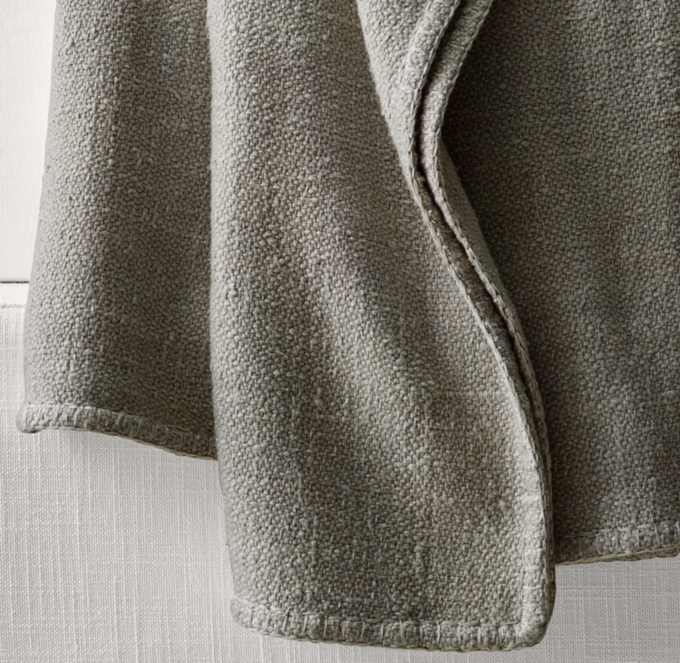 Nepalese Raw Silk & Merino Wool Throw