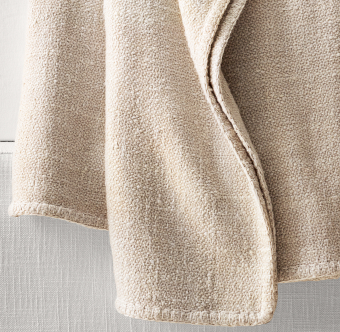 Nepalese Raw Silk & Merino Wool Throw