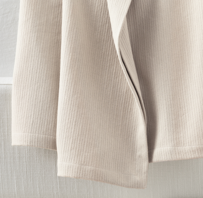 Cotton & Linen Ultrafine Rib Blanket