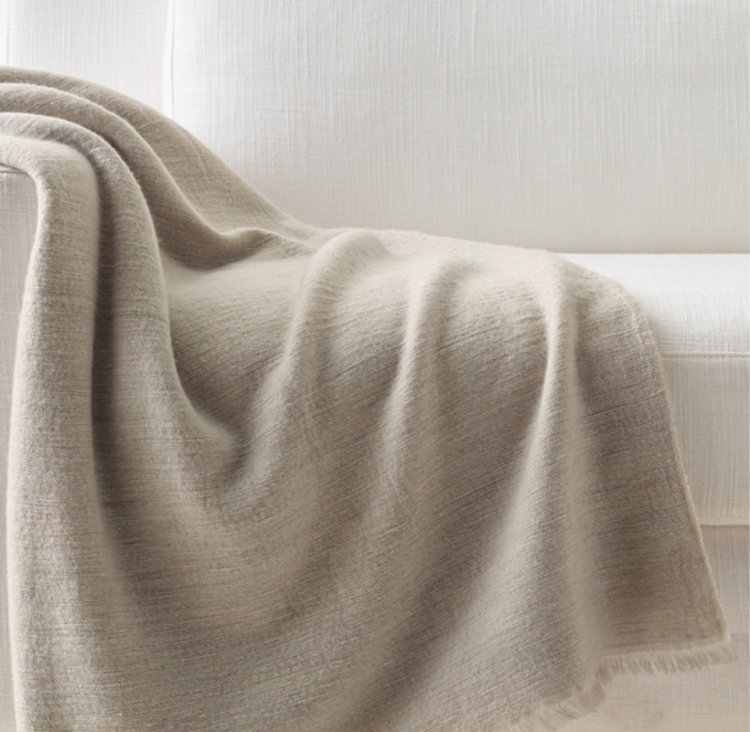 Restoration hardware blankets online and throws