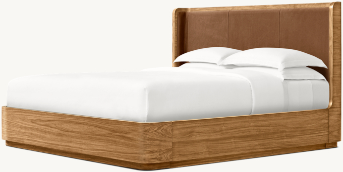 Santiago Leather Shelter Bed