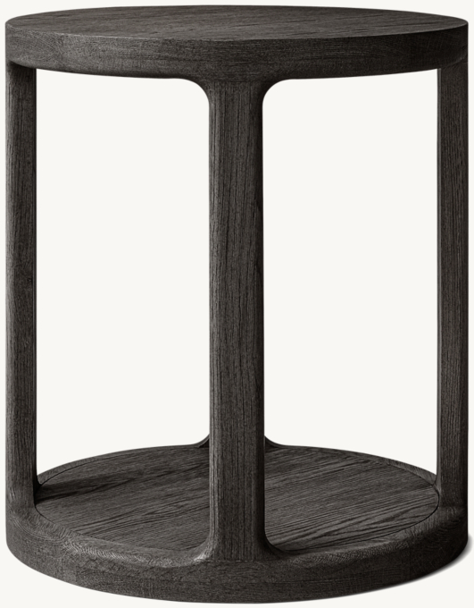 Front view of Trieste Round Side Table 