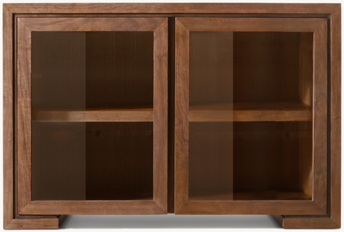 Enzo Glass Double-Door Sideboard