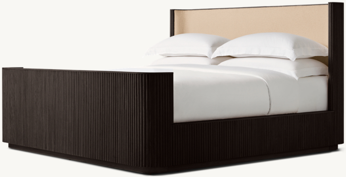 Byron Fabric Shelter Bed With Footboard