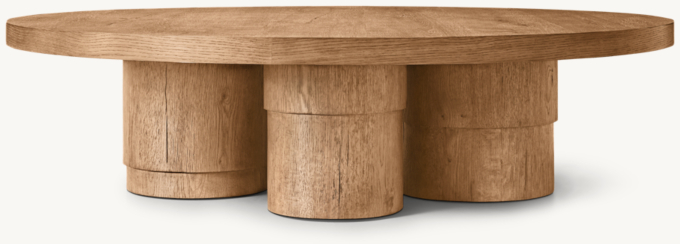 Oak Tropez Round Coffee Table