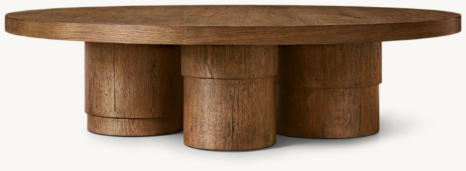 Oak Tropez Round Coffee Table