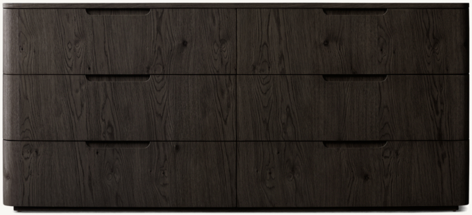 Mako Wood Furniture Saffron 6-Drawer Chest M-8700-31