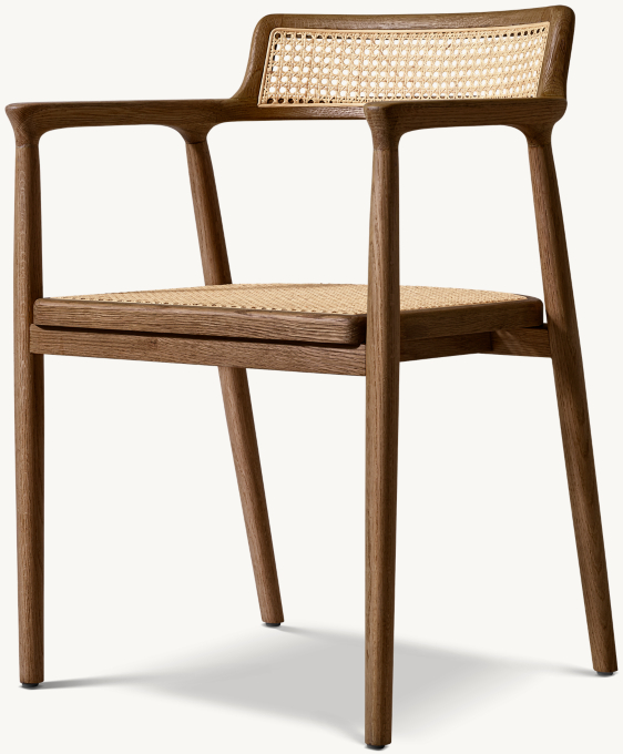 Oskar Cane Dining Armchair