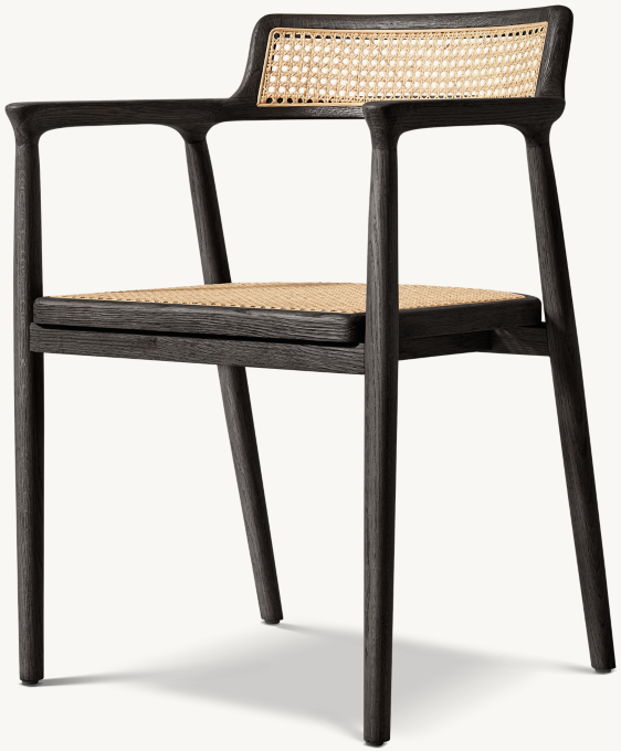 Oskar Cane Dining Armchair